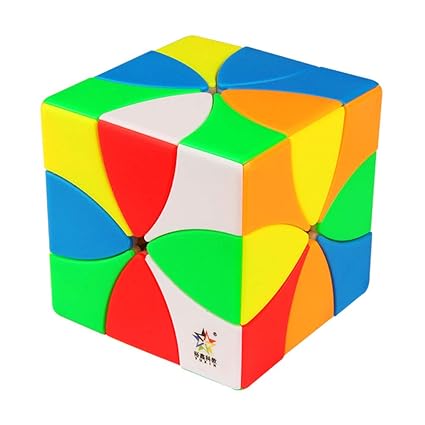 Alician 6 Fluorescence Colors Magnetic 8 Leaves Magic Cube Toy for Kids