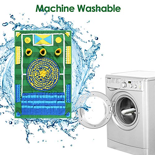 AMONIDA Snuffelmat voor Honden, Hondenvoermat, Mattrainingsspeelgoed, voermat, Grappig Mat voor Hond Moedigt Natuurlijke… - Afbeelding 8