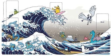 Amazon Co Jp ポケモンカードゲーム ラバープレイマット 浮世絵 しろがね山 ホビー 通販