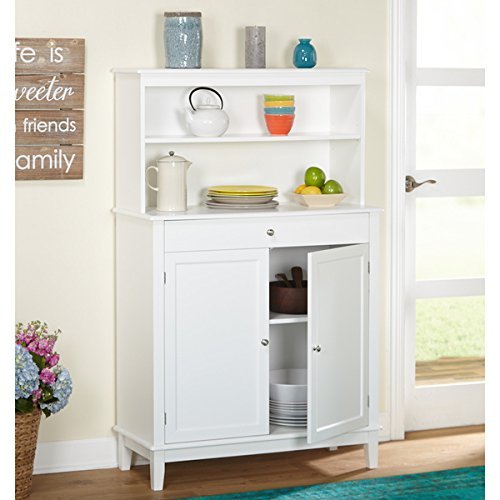 Simple Living Farmhouse Buffet with Hutch Review