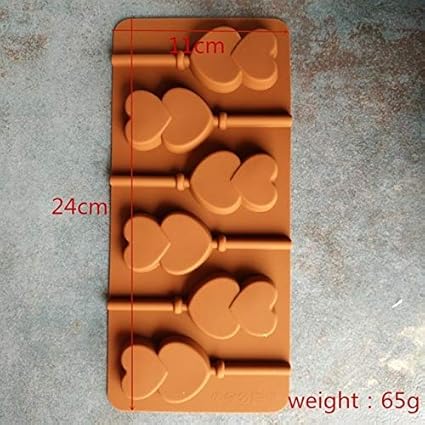 Buy World Beauty S New 6 Lump Sugar Silicone Lollipop Mould Heart