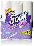 Scott  Extra Soft Double Roll Bath Tissue, 12 Count