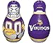 Fremont Die NFL Minnesota Vikings Bop Bag Inflatable Tackle Buddy Punching Bag, Standard: 40
