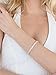 Mariell Cubic Zirconia 14K Gold Plated Tennis Bracelet for Women - Bridal, Wedding or Everyday Jewelry