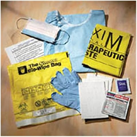 WP000-KIT-CW KIT-CW KIT-CW Spill Kit Chemotherapy Clean Up In Clear Bag Ea Unimed-Midwest Inc