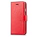 Galaxy J1 Mini Prime Case, J&D [Wallet Stand] [Slim Fit] Heavy Duty Protective Shock Resistant Flip Cover Wallet Case for Samsung Galaxy J1 Mini Prime - Red