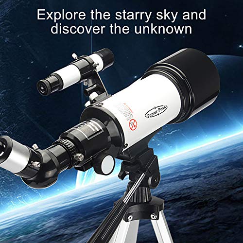 51%2BwV%2Bg6ggL CreazyDog, Astronomy 400mm(f/5.7) Telescope for Kids & Adults 70mm Refractor with Finder Scope & Tripod to Observe Moon and Planet - Image 3
