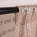 TRLYC Champagne Sequin Backdrop Curtain 4x7ft Glitter Champagne Photography Backdrop Photo Background for Banquet Party Wedding Christmas Birthday