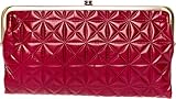 Hobo Womens Leather Vintage Lauren Quilted Embossed Clutch Purse (Cardinal)