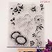 Shoresu Flower Clear Stamps Sheets Transparent Silicone Seal for DIY Scrapbooking Craft Card Photo Album Decorative 14x18cm/5.51x7.08