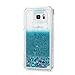Badalink Note 5 Case, Samsung Galaxy Note 5 Case - Quickstand Flowing Liquid Floating Bling Glitter Sparkle Stars Hard PC Cover Cute Ultra Slim-Fit Protective Cover Stylus Pen Dust Plug Blue