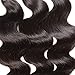 B&F Hair Brazilian Body Wave Hair 3 Bundles 16 18 20inch 100% Unprocessed Virgin Human Hair Weft Extensions Natural Color(100+/-5g)/pc