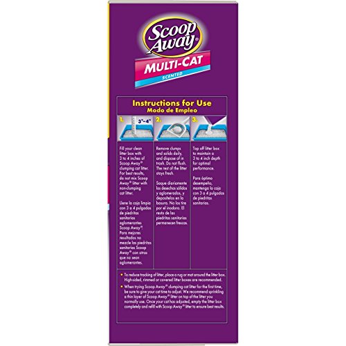Scoop Away Multi-Cat, Scented Cat Litter, 14 Pounds