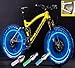 Abco Tech LED Flash Tyre Wheel Valve Cap Light for Car Bike bicycle Motorbicycle Wheel Light Tire Light (2 Each of Blue, Green, Colorful, 6 total)
