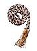 Graduation Honor Cord Three-Color Braided Grad Days (Gold White Purple)