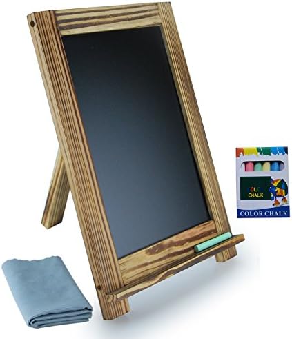 16" X 11" Rustic Natural Wooden Chalkboard for Bars , Coffee Shops ,Home Decors, Bronze-coloured Coated Wooden Frame (American Southern Yellow Pine) By ARKNEY