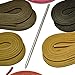 Highland Group Baseball and Softball Mitt Lace Kit, 2 Leather Laces , 1 Leather Lacing Needle, Lacing Guide, Softball Glove Lace. (Midnight Brown)