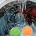 8 Pieces Household Washing Machine Lint Catcher, Washing Machine Lint Traps, Household Reusable Washing Machine Floating Lint Mesh Bag Hair Filter Net Pouch (Blue, Pink, Green, Orange)