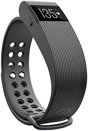 Cage Sents Heart Rate Monitor Fitness Activity Tracker Watch Step Walking Sleep Wireless Wristband Pedometer Exercise Sweat proof Sports Bracelet Bluetooth (Black)