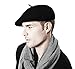 Laulhère Men's Beret Casquette French Beret Basque, Traditional Size M Black
