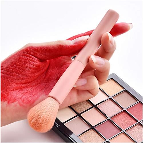 Eye Makeup Brush Set, Real Perfection Essential Wooden Charcoal Makeup Brushes Set (F)
