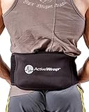 Heat / Ice Therapy Wrap for Back (Large / XL) - Reduces Lower Back Pain, Swelling, and Back Stiffness - Hot / Cold Gel Packs Included