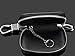 Cadillac Black Premium Leather Car Key Chain Coin Holder Zipper Case Remote Wallet Bag