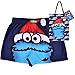 Sesame Street Cookie Monster Mens Boxer Shorts with Gift Bag (Teen/Adult)