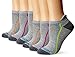 Reebok Women's Athletic Low-Cut Sock with Stitching 6-Pack