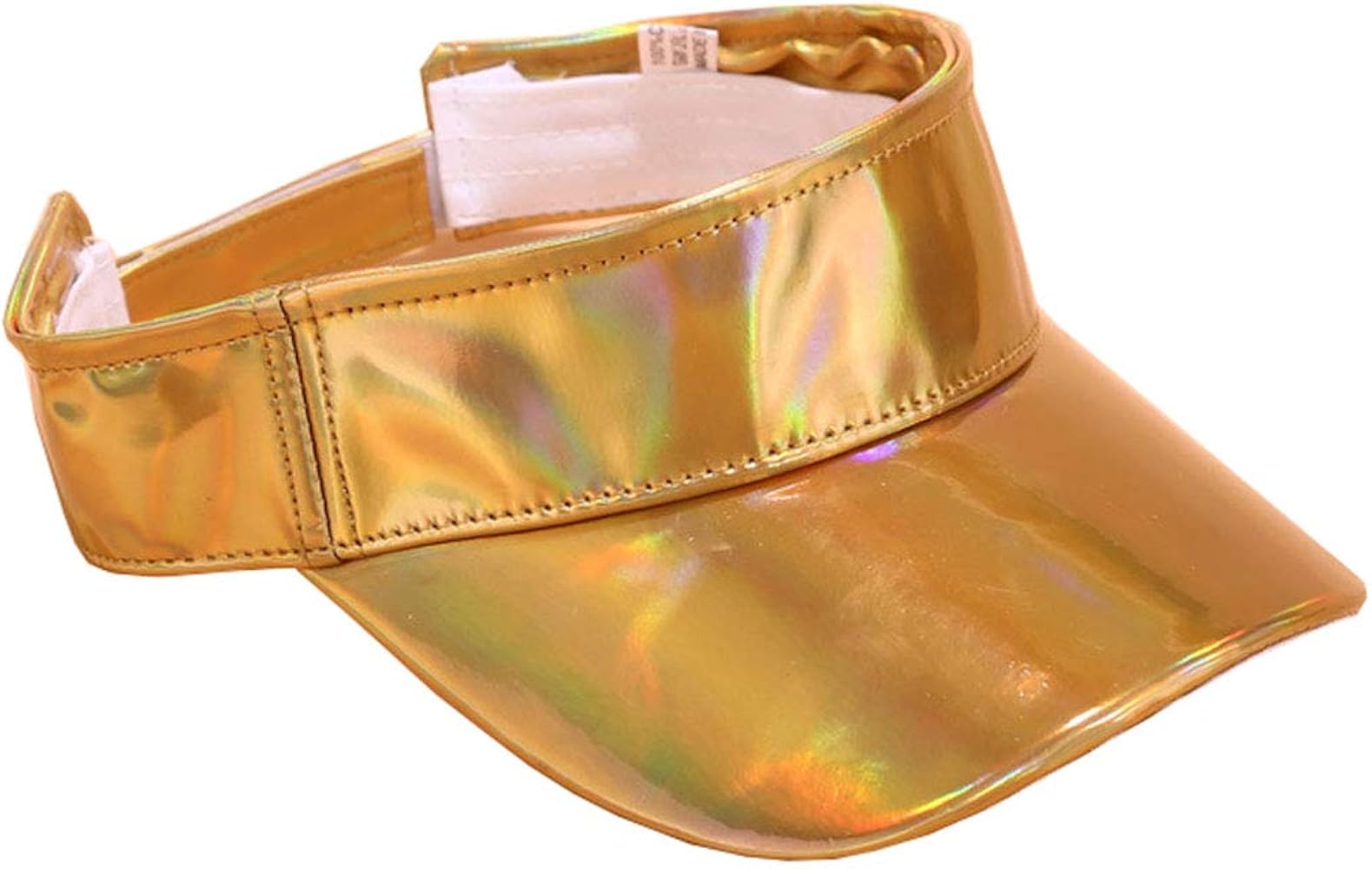 gold visor hat
