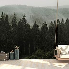 Wall Mural Forest Removable Wallpaper Wall Sticker for Bedroom Living Room - 66x96 inches