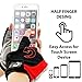 GEARONIC Cycling Shockproof Foam Padded Sports Full Finger Short Gloves