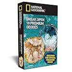 National Geographic Break Open 10 Geodes and Explore Crystals Science Kit
