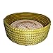 Warming Bread Basket Lotus Warmer Tile Stone Hand Woven For Rolls Appetizers by The Crabby Nook (11 Inch Natural)