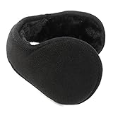 Flammi Unisex Fleece/Kints Foldable Ear Warmers Winter Behind Head Earmuffs