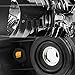 AKKON - For 2007-2014 Ford Expedition Black Bezel Headlight Assembly Left+Right Pair