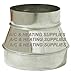 Single Wall Galvanized Metal Duct Reducer 7" to 5" / 7" x 5" primary