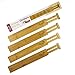 ROMJO Bamboo Drawer Organizers, Kitchen Drawer Dividers, Adjustable 17 to 21.75 inches, for Kitchen Utensil Holder, Set of 4, Brown