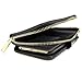 iPhone 6 Plus Case, Areion Patent PU Leather Zipper Card Slot Travel Wallet Case Cover For iPhone 6 Plus (Black)