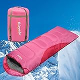 0 Degree Winter Sleeping Bag for Camping (350GSM) – Temp Range (5F–32F) Portable Waterproof with Compression Sack- camping sleeping bags for Big and Tall in Env Hoodie: for Backpacking Hiking 4 Season