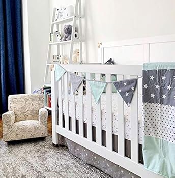 grey bunting baby room