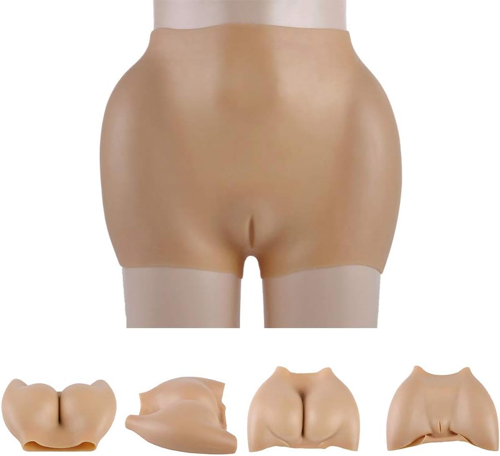 YLGHC Silicone Abundance and Abundance Pants After Wearing the Hips Thickened 5cm The First Generation Of Four-corner Silicone Abdomen Pants