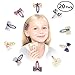 HBY Boutique No Slip Hair Bow Snap Alligator Clips, Barrettes for Girls Toddlers Kids Women Accessories