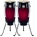 Meinl Percussion HC512WRB Headliner Series 11-Inch and 12-Inch Conga Set With Basket Stands, Wine Red Burst
