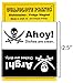 Dishwasher Magnet Clean Dirty Sign, Strong Clean and Dirty Magnet for Dishwasher (Funny Pirate Skull)