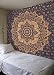 Madhu International Mandala Gold Tapestries (Queen, Grey Gold) primary