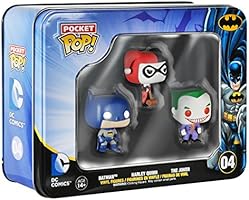Funko Pocket POP! DC Batman Paquete de 3 minifiguras de vinilo