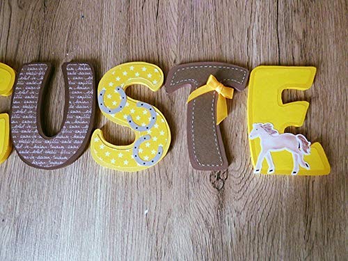 Lettre Prenom Porte Personnalise Fee Prenom Porte Chambre Jaune Prenom Bois Enfant Bebe Et Puericulture Produits Handmade Psicologoentarragona Es