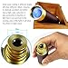 GM-LINDA Waterproof Monocular 25x30 Zoomable Day Night Version Brass Monocular Telescope Pocket Collapsible Spyglass Travel Optics Focus Telescopes with Carry Pouch