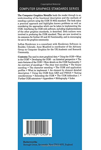 The Computer Graphics Metafile Butterworth Series In - 